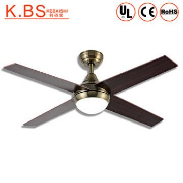 Modern Bronze Led Fan Celling Light Remote Control Ceiling Fan With Light