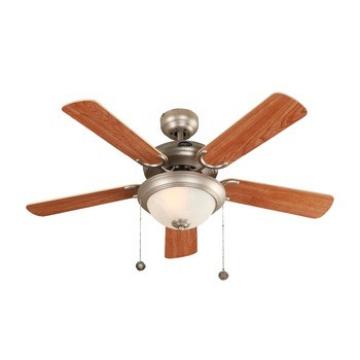 42inc 5 blades matt nickel ceiling fan with light