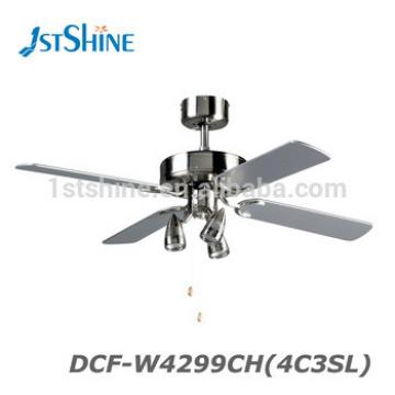 42/48/52 Inch 4 MDF Blade Decorative Ceiling Fan With 3 Spot Light