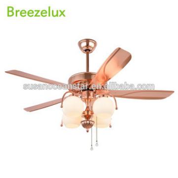 Zhongshan lighting suspended low noise 48 inch 220v AC ceiling fan light