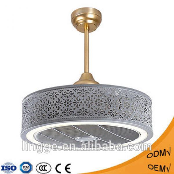 Good quality home appliances electric decorative ceiling fan with LED light