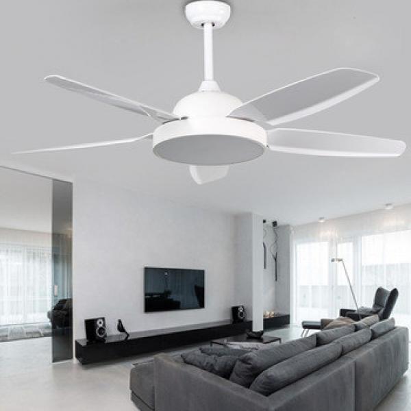 Living room 5 leaf white fan chandelier restaurant ceiling fan