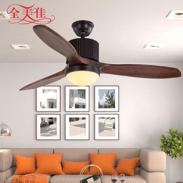 New come wall switch decorative 56&#39;&#39; 3 blades wood cooling air ceiling fan with light