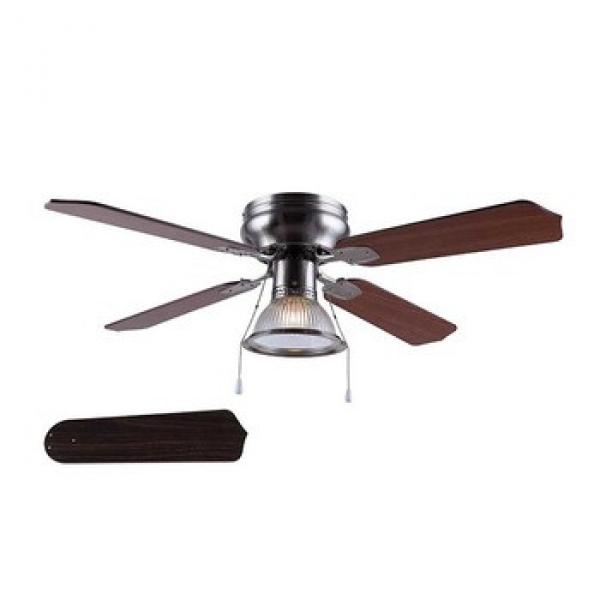 42 inch brushed nickel 4 MDF blades ceiling fan with light