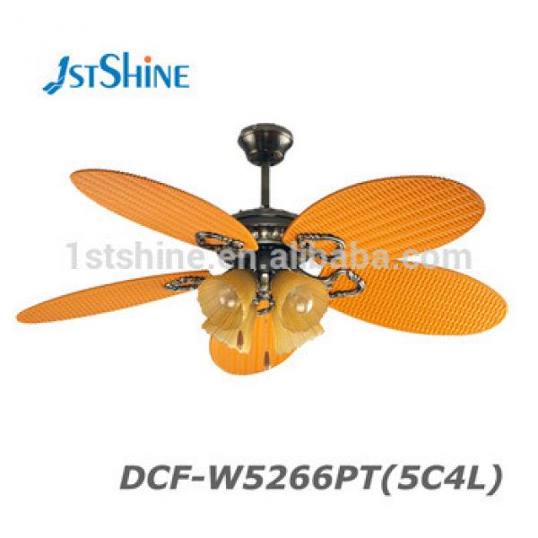 Modern New Style 52 Inch ABS Blade Decorative Ceiling Fan With Light