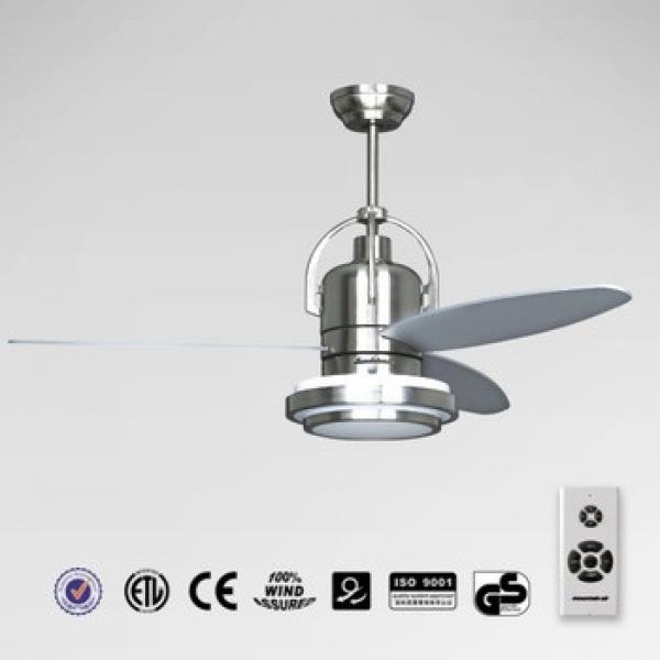 Latest modern remote control Ceiling fan with LED light 48YFT-7091