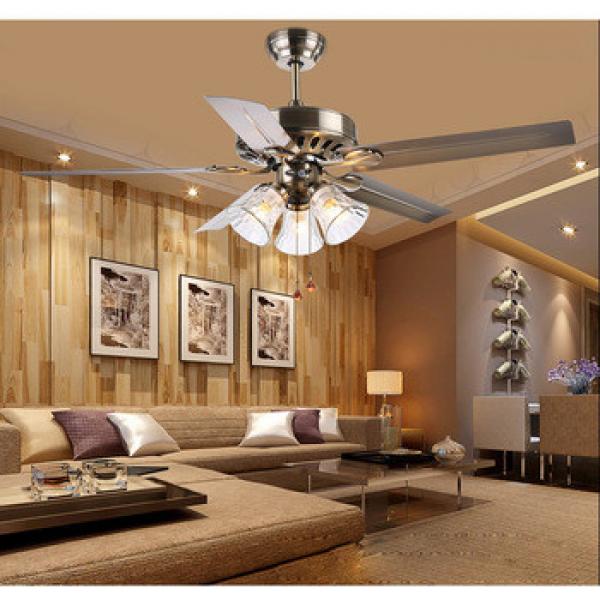 48 inch indoor giant ceiling fan with 5 pieces reversible iron blades remote control