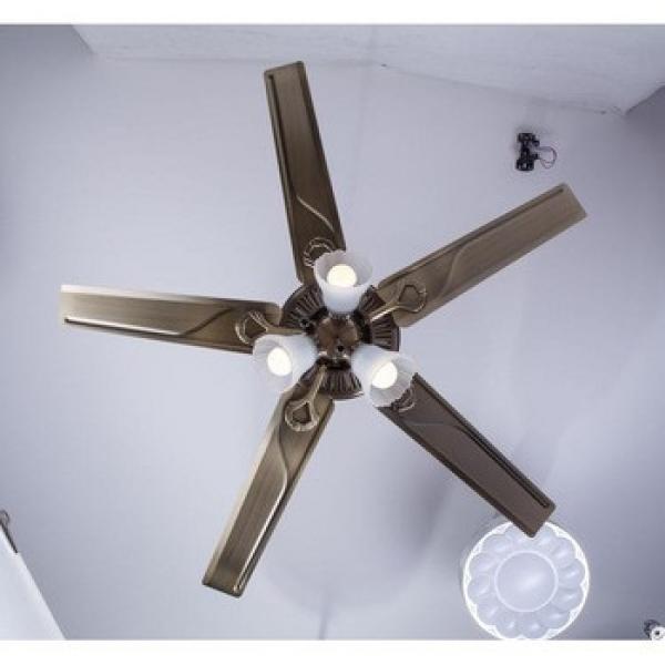 Cheaper hot sale promotion ceiling fans wood blades ceiling fan