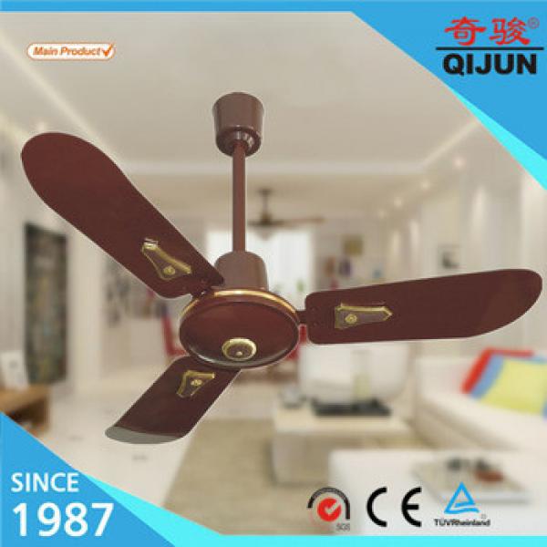 QIJUN 36 inch National Ceiling Fan with High RPM Golden Decoration Light Weight Ceiling Fan