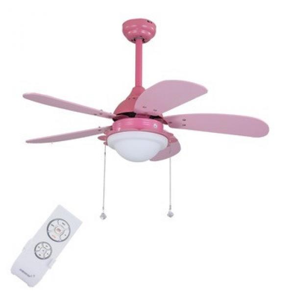 Factory supply factory price high quality 5 blade children ceiling fan with light