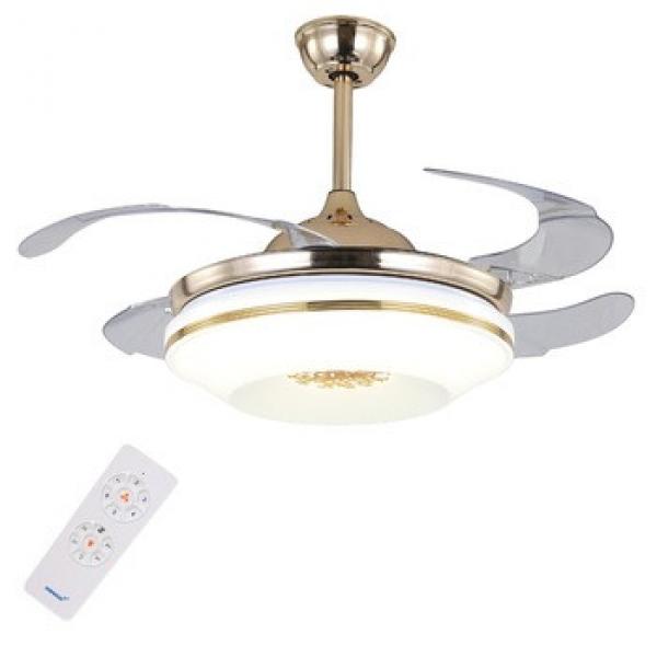 Classical design factory price high quality ceiling fan with hidden blades