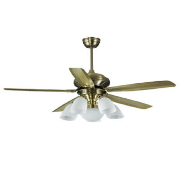 56 inch European style remote control iron blade giant ceiling fan with light