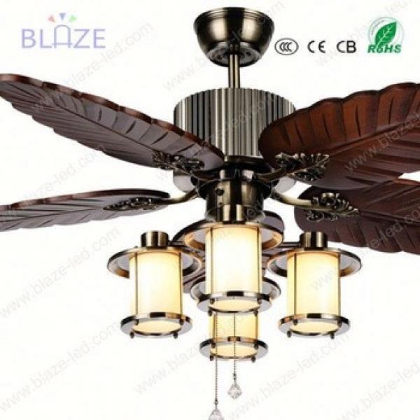 72W blade wood High quality light weight ceiling fan