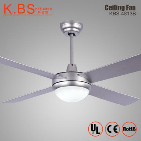 Western Style Modern Design Pendant Sliver LED Fancy Ceiling Fan With Lights