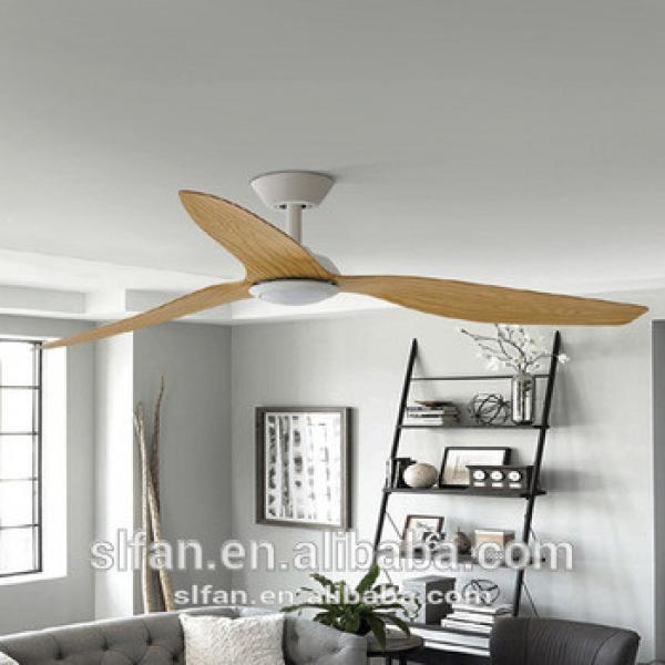 52 inch simple design decorative China ceiling fan with light remote control DC motor long life working