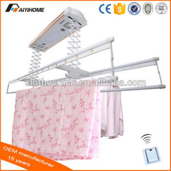 2017 Ceiling mounted automatic electric clothes dryer with UV lights&amp;fans, clothes drying rack hangers rack